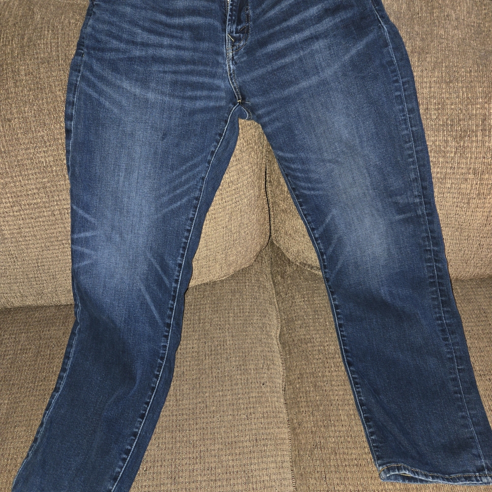 American Eagle Outfitters Men's Skinny Jeans - Dark Blue